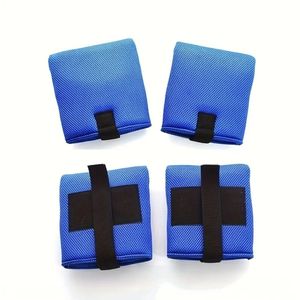 Wheelchair <b>Footrest</b> Pad Blue Soft Cushion For Elderly Comfortable Support - Product Image 4