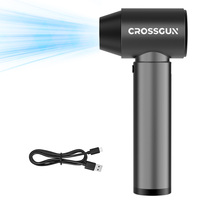CROSSGUN G1 Souffleur d'air turbo sans fil industriel ultra-puissant 80000RPM 250mph Mini ventilateur violent pour voiture et usages multiples