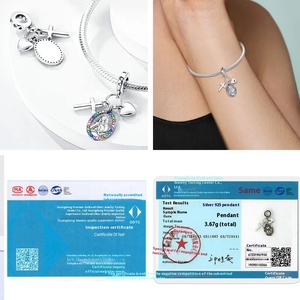 Ciondoli con ciondoli in <span class=keywords><strong>argento</strong></span> 925 <span class=keywords><strong>sole</strong></span> luna stelle magiche di tarocchi <span class=keywords><strong>ciondolo</strong></span> per braccialetto originale Customazation gioielli da donna - Product Image 6