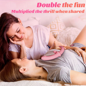 Премиальный силиконовый вибратор с двумя моторами и двойной головкой для стимуляции точки <span class=keywords><strong>G</strong></span>, мастурбатор для женщин, 10-скоростной, для лесбиянок, секс-игрушка для взрослых. - Product Image 6