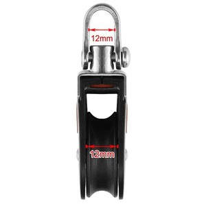 Polea de Acero Inoxidable con Cuerda de Nylon y Plástico ABS para Reparación y Reemplazo de Herrajes Marinos para Barcos - Product Image 3