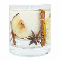Jar Sea shell Jelly Candle Großhandel Personal isierte Duft Gel Wachs Glas Home Decoration Kunst Kerze Soja Wachs Säule