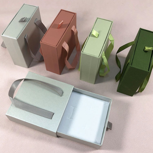 Manufacturer Custom Logo Portable Drawer Cardboard Jewelry Packaging <b>Box</b> <b>Earrings</b> Necklaces Rings <b>Box</b> for Brand Wholesale - Product Image 6