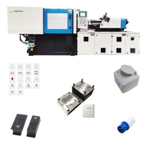 PVC PP circular electrical switch socket conduit junction box injection molding making machine price HS-240