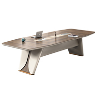 Table de conférence série Guanhe 3600x1500x750 GH-23, mobilier de bureau moderne, OEM/ODM, dimensions, couleur et logo personnalisables