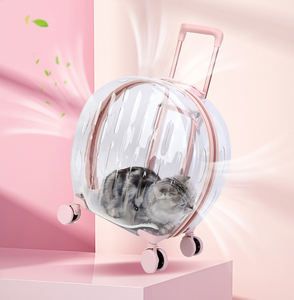 Evrensel eklemli tekerlek ile teleskopik arabası fermuar gezi kediler yavru Pc için <span class=keywords><strong>Pet</strong></span> taşıyıcılar nefes evcil seyahat kutusu - Product Image 3