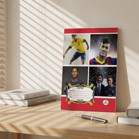 Carnet de notes carré Colorfly A4 avec tableau blanc, reliure piquée, 48/96 feuilles, pour promotion, vente en gros
