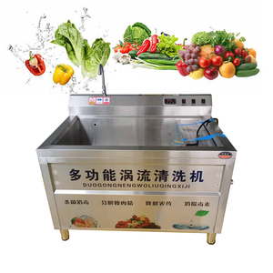 Üretici endüstriyel restoran havuç manyok elma meyve sebze vorteks kabarcıklı yıkayıcı sebze yıkama makinesi - Product Image 1