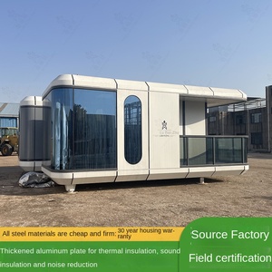 Capsule spatiale de la série Luban Star Ship, maison conteneur assemblée, site touristique, drainage, résidence, B&B - Product Image 3