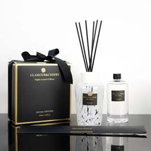 Set Botol <span class=keywords><strong>Reed</strong></span> <span class=keywords><strong>Diffuser</strong></span> Kaca Motif Leopard Elegan, Hadiah Aromaterapi Mewah untuk Rumah dan Hotel 500ml 1000ml 2000ml - Product Image 6