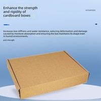 Boîtes d'expédition pliables en carton ondulé pour emballage logistique express, réutilisables et en stock
