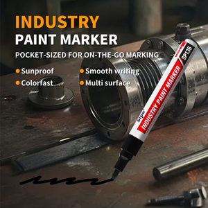 SIPA SP136 stylos marqueurs industriels Offre Spéciale de Base de xylène peinture permanente étanche pour pneu en béton métallique toute Surface - Product Image 2