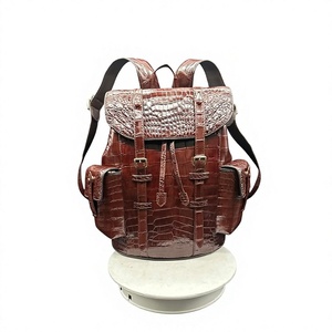 Sac à dos en cuir de qualité supérieure avec bretelles amovibles - Product Image 1