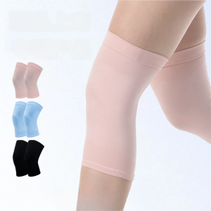 Genouillères de compression légères et respirantes en nylon pour le printemps et l'été, idéales pour la salle climatisée et les douleurs articulaires des jambes. - Product Image 1