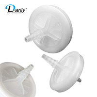 Nouveau Fournisseur Filtres de ventilation PTFE 0,45 micron à 99,99% d'efficacité, cartouche capsule jetable en ligne de 49 mm pour aérateur