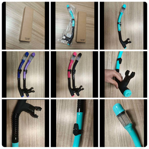 HhaoSport Snorkel de Talla Única de PVC, Silicona y PC, Tubo de Respiración Completamente Seco, Equipo de Buceo y Natación - Product Image 3