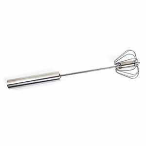 Wholesale Stainless Steel Hand Push <b>Down</b> Manual Milk Frother Egg Beater Mixer Heat Resistant Egg Manual Egg Beater - Product Image 2