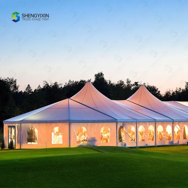 خيمة زفاف عصرية 10 م في الهواء الطلق 20 30 × خيام زفاف كبيرة للناس من كلوريد البولي فينيل