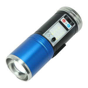 Im Freien 4 LED wiederauf ladbare Fischl ichter Digital Power Display Nachtlichter Taschenlampen Angels ensor Köder lichter - Product Image 2