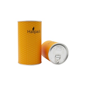 For Eco-friendly Customized Food Paper Tube Packaging Bulk Order , with Easy Pull Cap and Adhesive Lid, Easy to Store. - Product Image 6