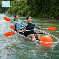 Sac flottant latéral pour siège de kayak en polycarbonate, double siège avec kit de réparation pour la fabrication hôtelière, fabriqué en Chine, Lumark, haute transmittance