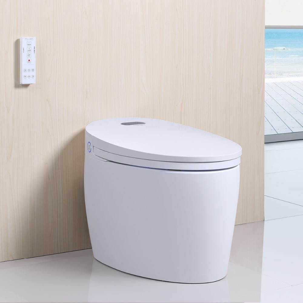 Multi-función de cerámica para el Hogar Inteligente aseo automático secado calefacción integrada Baño