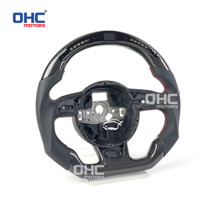 Entrepôt aux États-Unis en stock LED en fibre de carbone Rs3 8v volant pour 2013 2015 2016 Rs4 Rs5 Rs6 Rs7 S4 S5 <span class=keywords><strong>Audi</strong></span> <span class=keywords><strong>Rs</strong></span> <span class=keywords><strong>3</strong></span> volant - Product Image 2