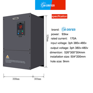 M-Drive 380V 93kw 100kw VFD 3-Phase <b>Solar</b> Water <b>Pump</b> With to AC Conversion for <b>Solar</b> Drives PV500-0750G3/0930G3 <b>Solar</b> Drive - Product Image 4