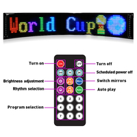 GOTUS luminoso scorrimento pubblicità segno LED, 1696 più 19*92cm di grandi dimensioni telecomando versione Bluetooth controllo App segno LED