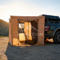 Malla de Protección para Ventana de Autocaravana de 270 Grados, Impermeable, Resistente al Viento, de Instalación Rápida, para Acampar