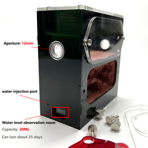 Formicaio Moderno Rettangolare in Acrilico con Torre d'Acqua Idratante, Nido per Formiche in Cemento, Allevamento Regina, Casetta per Insetti, Laboratorio per Formiche - Product Image 4