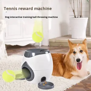 Lanciatore Automatico di Palline per Cani Ecologico in Plastica per Interni/Esterni, Macchina Interattiva Moderna e Classica per Lanciare Palline da Tennis - Product Image 5