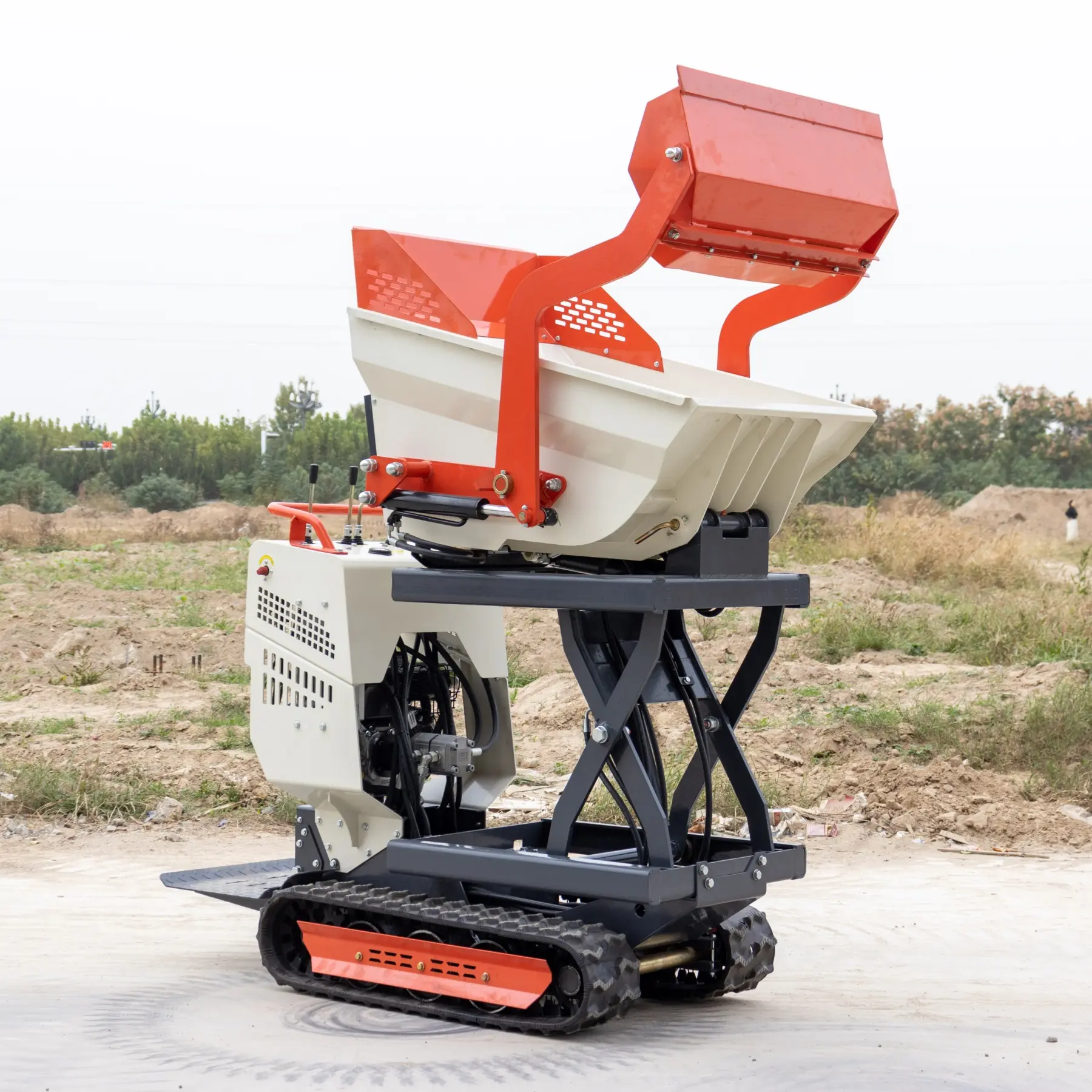 500kg/1000kg/1ton Hydraulic Tipping Tipper Truck Dumper Self Loading 4X4 Hydraulic Mini Small Dumper for Sale