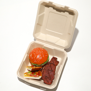 Boîte à Lunch en plastique jetable, contenant portatif de canne à sucre, carpe à rouler avec couvercle - Product Image 5
