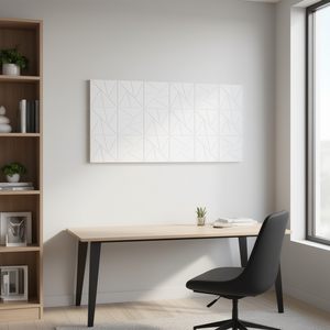 Paneles Acústicos de Pared 11.8 X 11.8 X 0.4 Pulgadas, Diseño Minimalista Blanco Diamante, Reducción de Ruido para Oficina y Hogar - Product Image 2