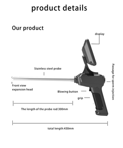 Endoscopio Veterinario Dearsee, Pistola de Inseminación Artificial Simulada para Animales, Perros y Vacas - Product Image 2