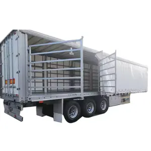 Top Quality Steel Rollers Curtain Side Tautliner Truck Curtains 40ft Curtain Side Semi Trailer For Sale