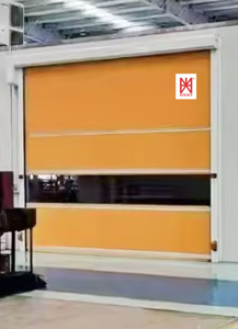 Puerta Rápida de PVC de Nuevo Material, Diseño Moderno Impermeable, Fácil de Instalar, Puerta de Garaje con Radar - Product Image 5