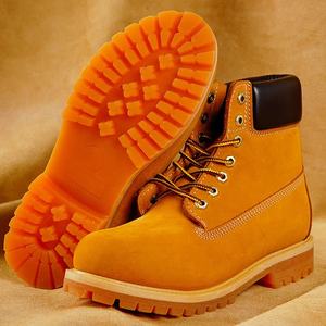 Роскошные дизайнерские водонепроницаемые рабочие ботинки Мартин для осени и зимы, теплые и нескользящие, высокие уличные ботинки Мартин - Product Image 6