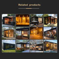 Sauna Comercial para Varias Personas, Casa de Spa de Madera para Exteriores, con Vidrio Resistente a Altas Temperaturas, Sauna Grande