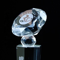 Tringle en cristal, diamant, Logo personnalisé, nouveau Design, vente en gros,