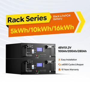 Solvic 51.2V 200Ah ラックマウント型リチウム電池 10.2kWh LiFePO4 家庭用 オフィス用 ソーラーバックアップ 最大16台並列接続可能 - Product Image 2