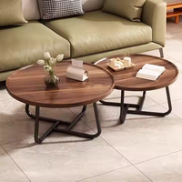Table basse moderne en métal table de canapé de salon de luxe simple avec mobilier de maison portable