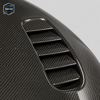 Capot en fibre de carbone compatible avec BMW Série 3 M3 E92 E93 Coupé Cabriolet 2007-2013, ventilé, finition brillante
