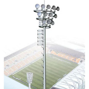 SUNTEK prix compétitif 15m 18m 20m 30m 45m court de tennis stade de football haut mât lampadaire tour poteaux lumineux d'inondation - Product Image 2