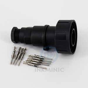 DB13501 IP68 9WAY Male Plug SKT <b>Cable</b> Mounting Connector For Domino Inkjet <b>Printer</b> - Product Image 2