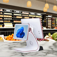 Système de point de vente tout-en-un pour restaurant SANDU S818 15 pouces avec écran tactile, prix d'usine, facile à utiliser, caisse enregistreuse, Windows 10, Intel I5, 4 Go