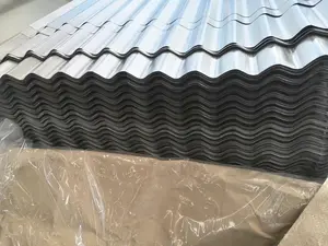 नालीदार स्टील शीट आईबीआर टी-आकार की चमकदार रंग लेपित स्टील कच्चे माल धातु की छत