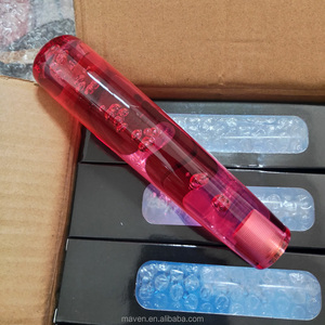 Poignée <span class=keywords><strong>de</strong></span> <span class=keywords><strong>levier</strong></span> <span class=keywords><strong>de</strong></span> vitesses <span class=keywords><strong>de</strong></span> voiture en cristal acrylique cylindrique <span class=keywords><strong>de</strong></span> 10 à 40 cm, 1/2/3 couleurs, avec éclairage LED - Product Image 1