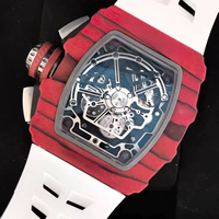 Montre mécanique de la série RM11-03 : Chronographe squeletté en fibre de carbone — Montre de luxe haut de gamme pour homme